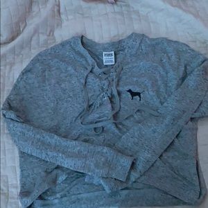Grey long sleeve t shirt